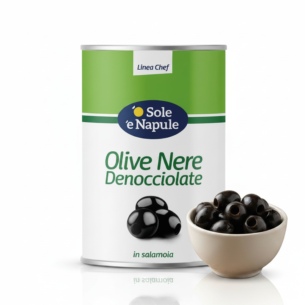 Olive nere denocciolate 4.05Kg| 'O SOLE 'E NAPULE 'O Sole 'e Napule