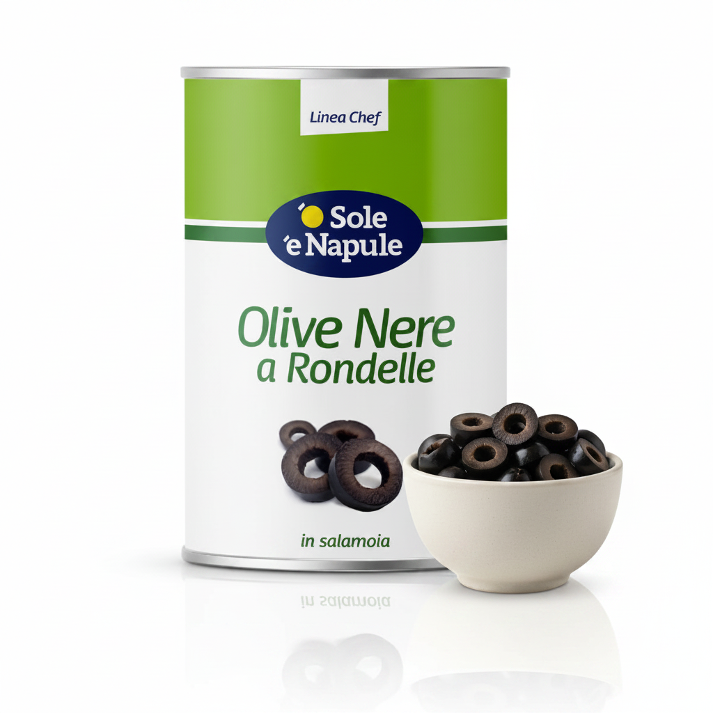 Olive nere a rondinelle 4.1Kg| 'O SOLE 'E NAPULE 'O Sole 'e Napule
