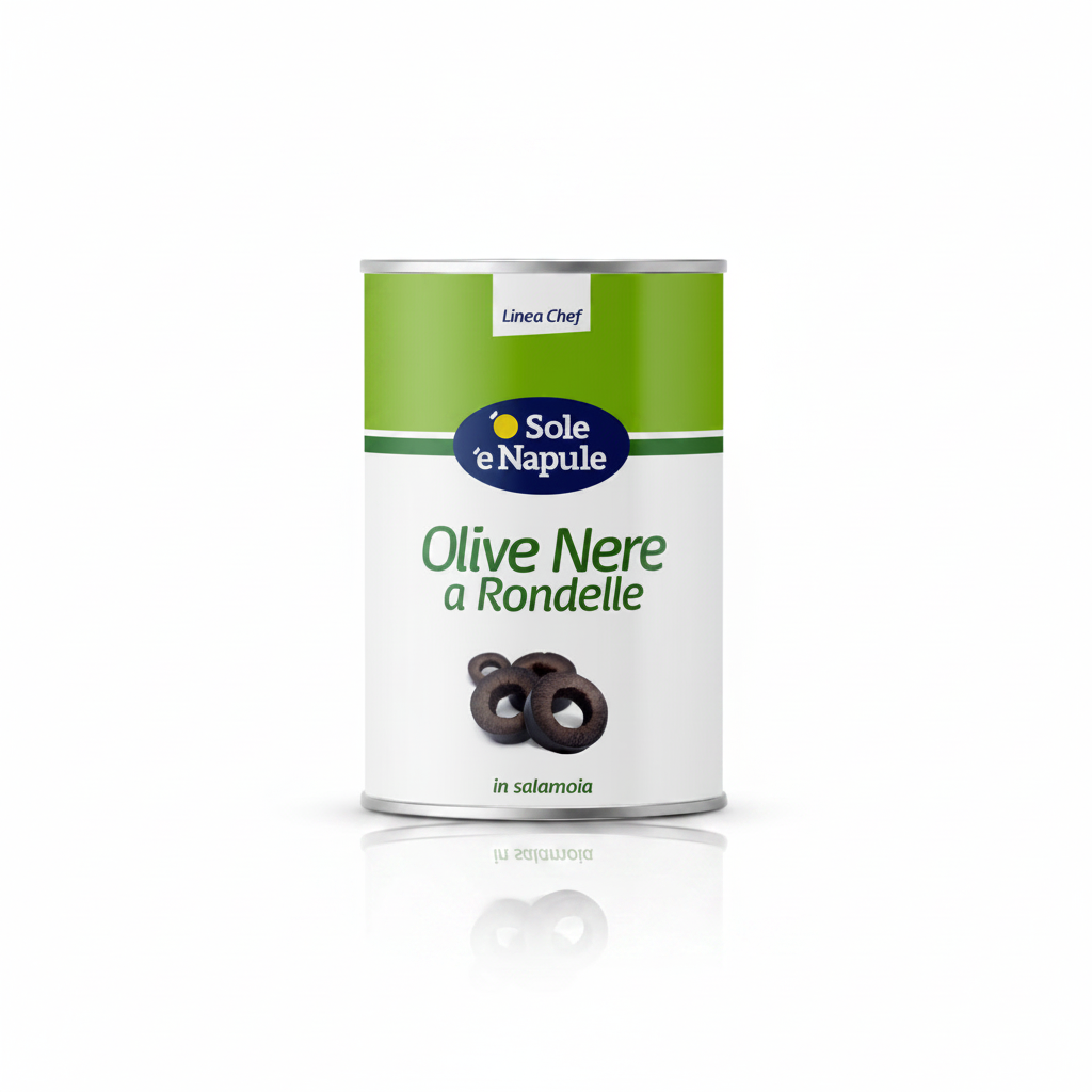 Olive nere a rondinelle 4.1Kg| 'O SOLE 'E NAPULE 'O Sole 'e Napule