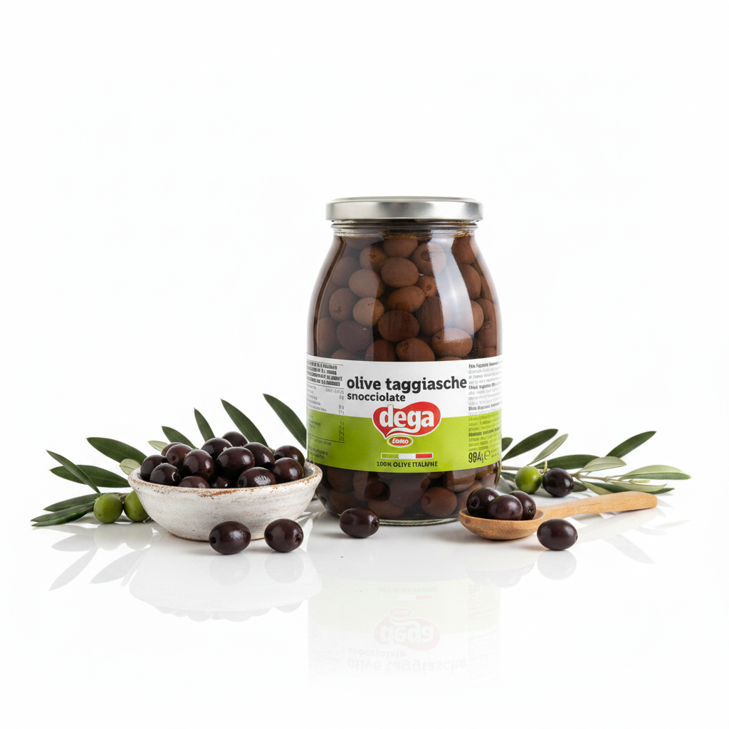 Olive taggiasche snocciolate 900gr | DEGA Dega