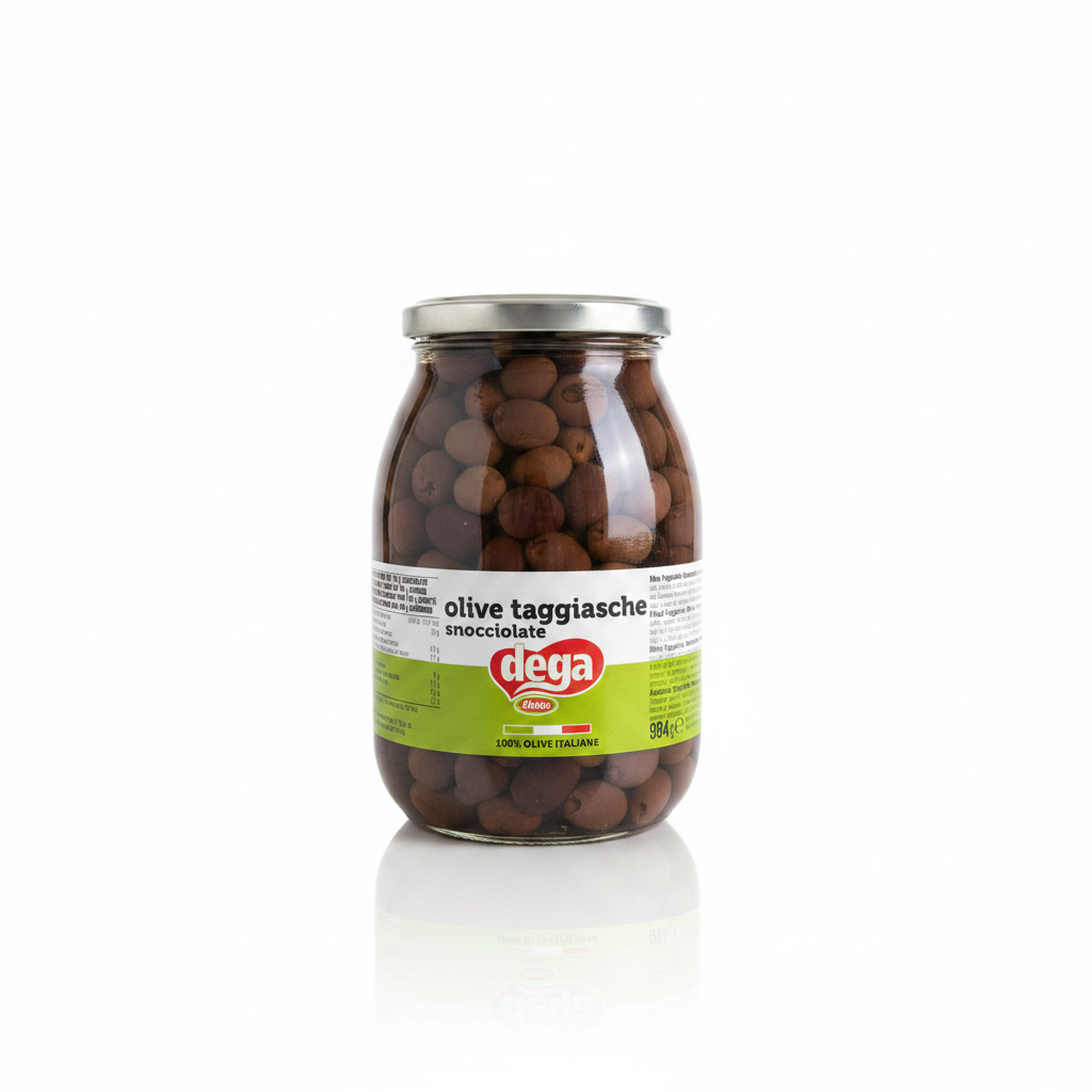 Olive taggiasche snocciolate 900gr | DEGA Dega