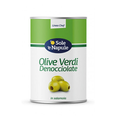 Olive verdi denocciolate 4.10Kg| 'O SOLE 'E NAPULE 'O Sole 'e Napule