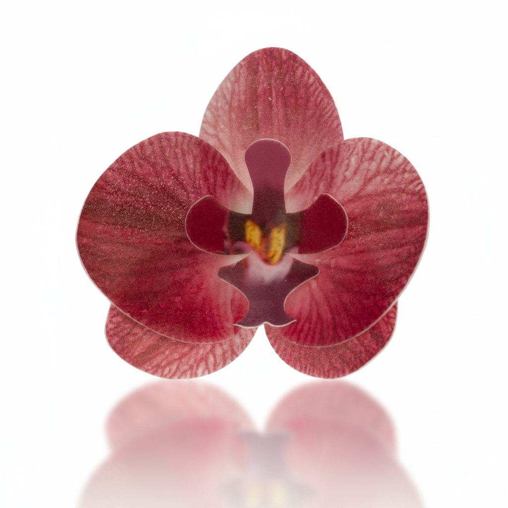 Fiore decorativo Orchidea in cialda 10pz| DEKORA Dekora