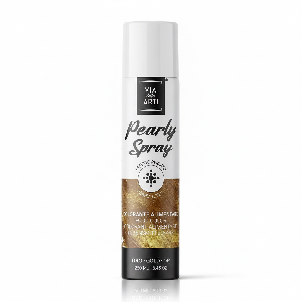 Colorante Alimentare Spray effetto perlato 250ml | VIA DELLE ARTI Via delle Arti
