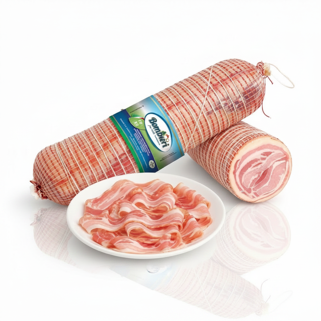 Pancetta arrotolata dolce 1/2 sv | BOMBIERI Bombieri