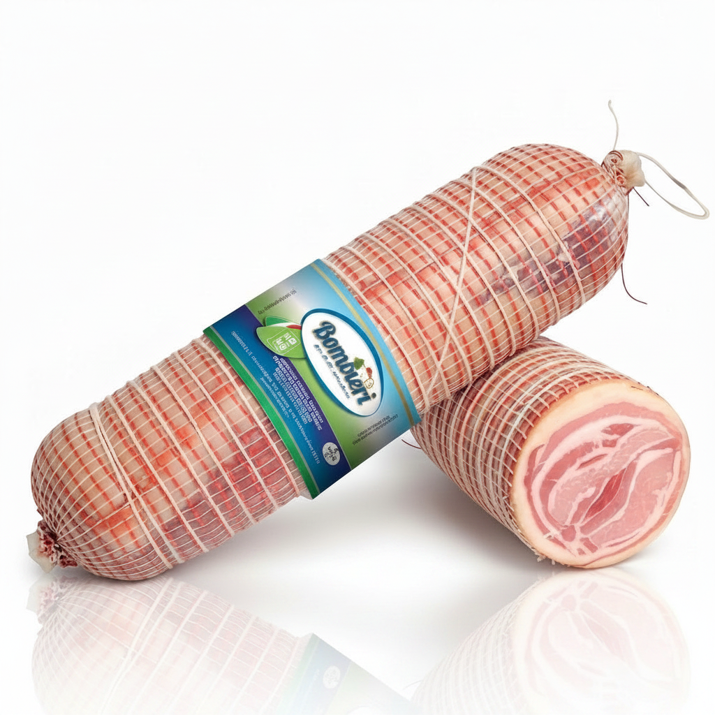 Pancetta arrotolata dolce 1/2 sv | BOMBIERI Bombieri