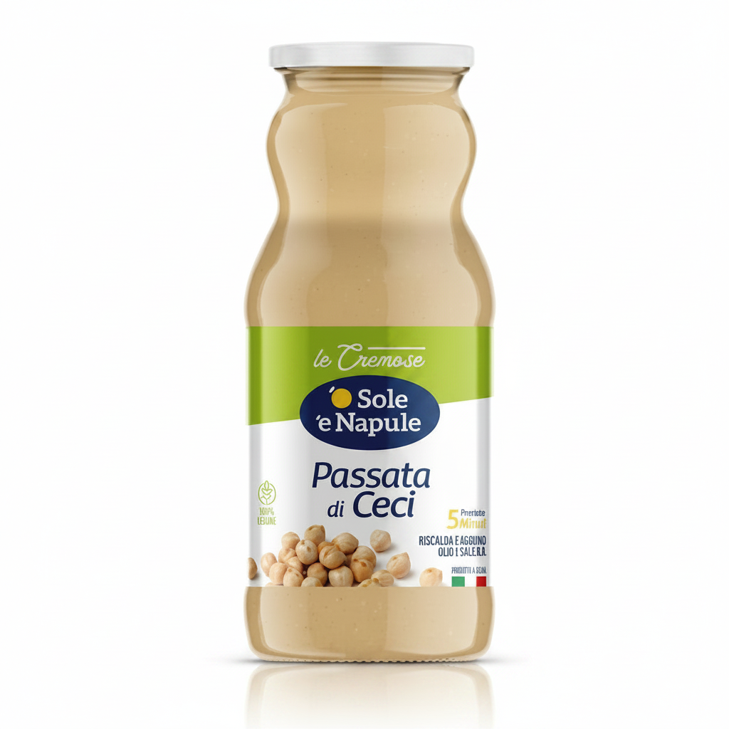 Passata di Ceci 350gr 12pz| 'O SOLE 'E NAPULE 'O Sole 'e Napule