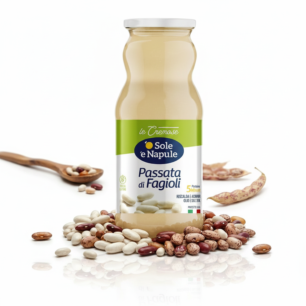 Vellutata di fagioli vetro 350gr| 'O SOLE 'E NAPULE 'O Sole 'e Napule