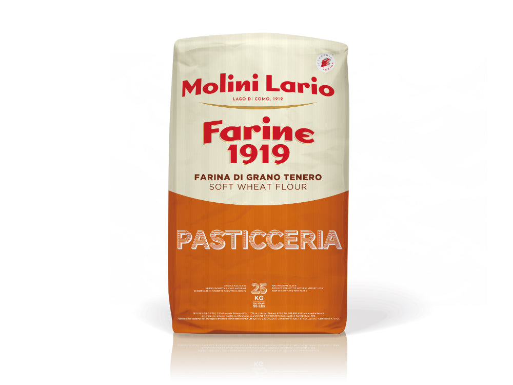 Farina 00 pregiata cornetti W 350/380 25kg | MOLINI LARIO Molini Lario