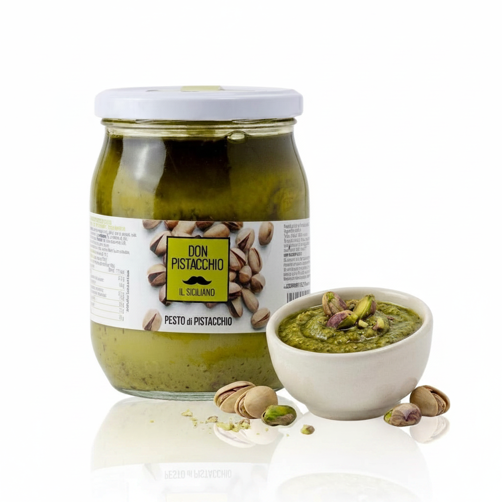 Pesto di pistacchio 560gr| 'O SOLE 'E NAPULE 'O Sole 'e Napule