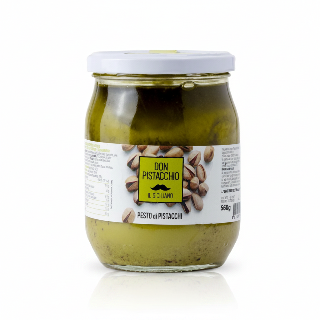 Pesto di pistacchio 560gr| 'O SOLE 'E NAPULE 'O Sole 'e Napule