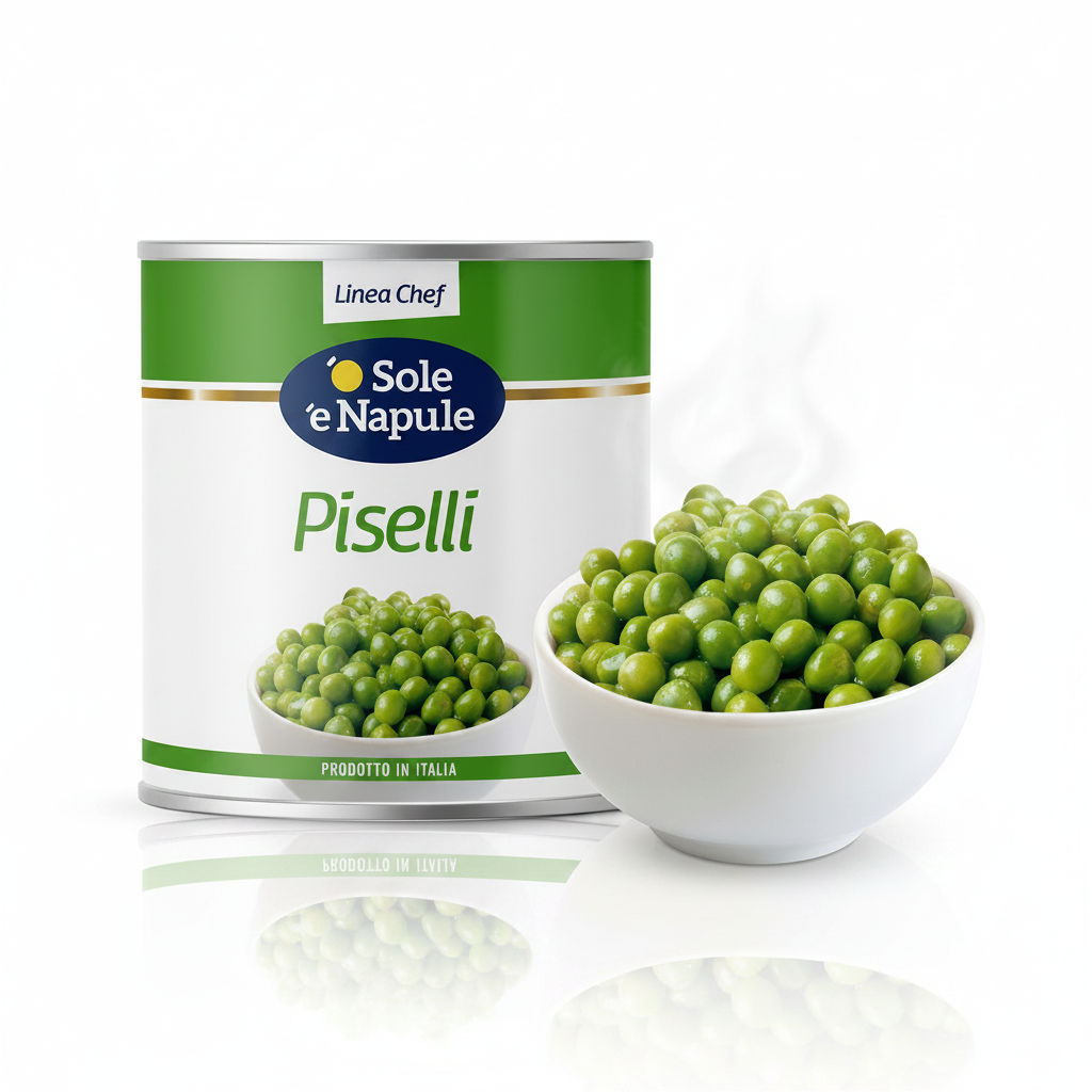 Piselli lessati Linea Chef 2.5kg| 'O SOLE 'E NAPULE 'O Sole 'e Napule