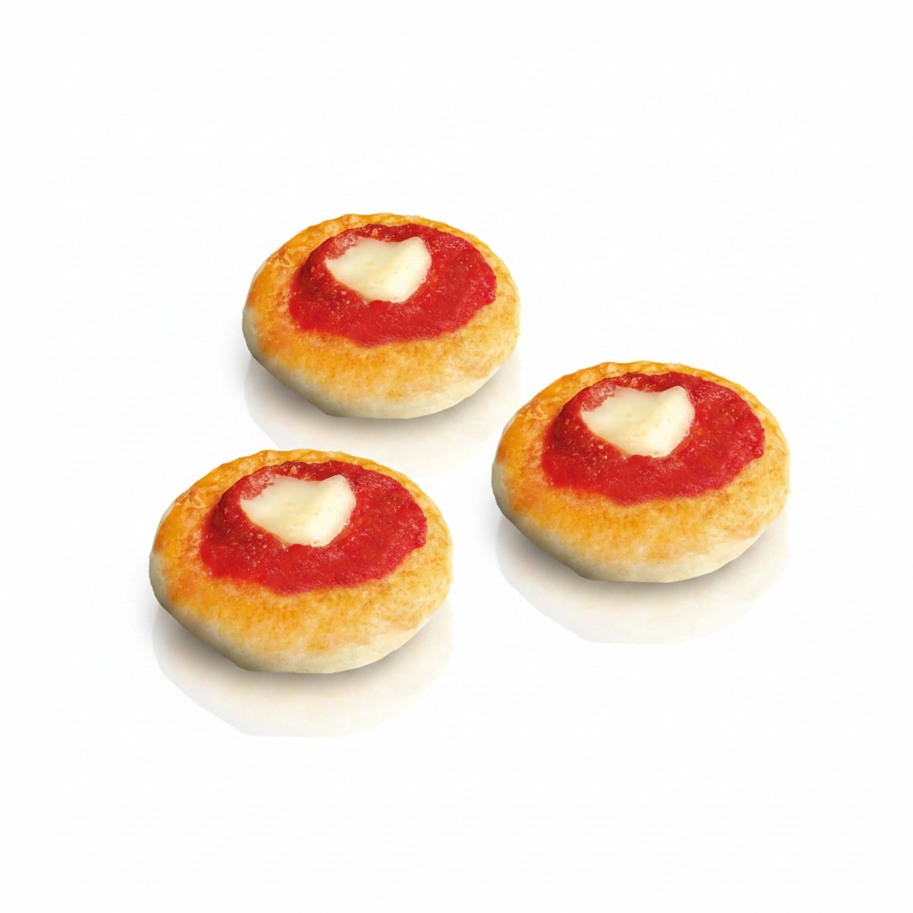 Pizzetta mignon Margherita precotta surgelata 30grx4kg | PAC GEL Pac Gel