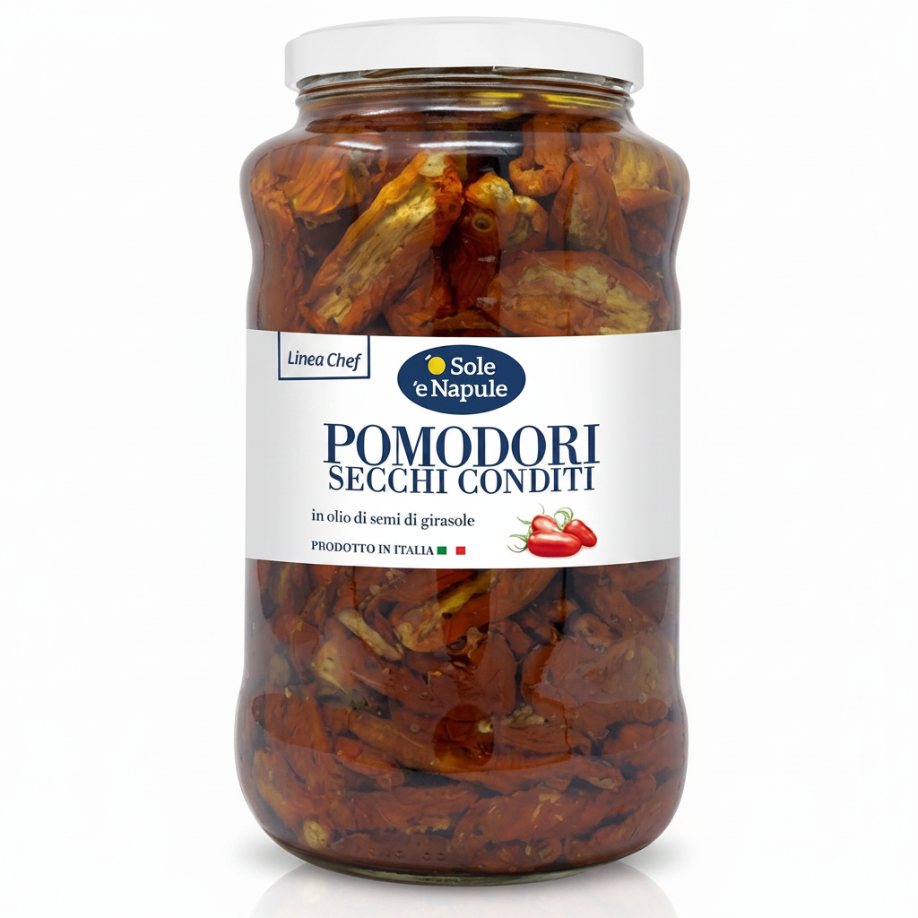 Pomodorini secchi canditi 950g| 'O SOLE 'E NAPULE 'O Sole 'e Napule