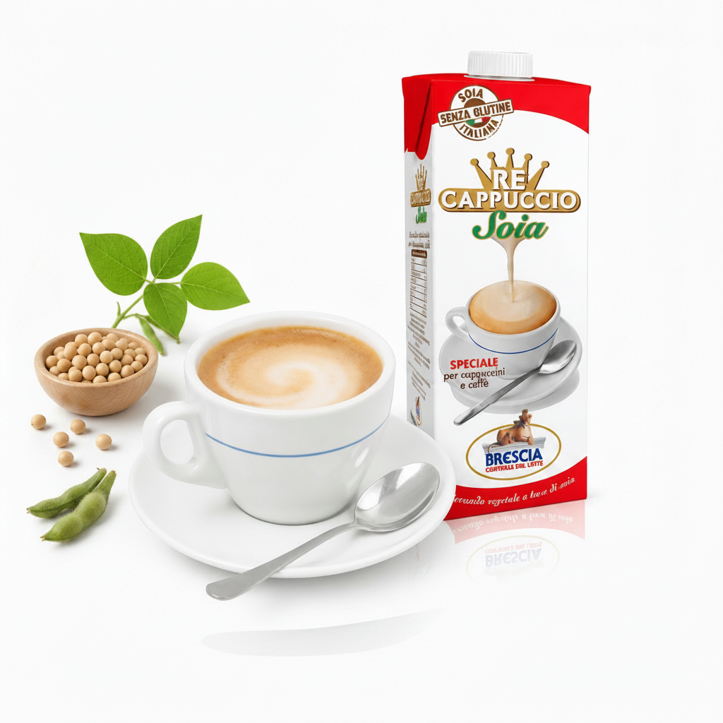 Latte Re Cappuccino UHT Soia 1Lt| CENTRALE DEL LATTE BRESCIA Centrale del Latte Brescia