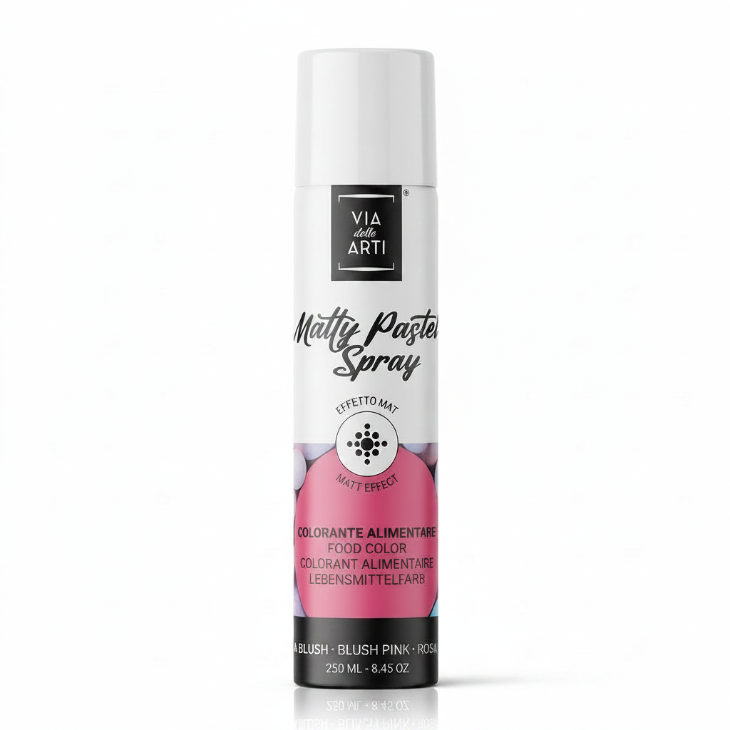 Colorante Alimentare Spray effetto opaco 250 ml| VIA DELLE ARTI Via delle Arti