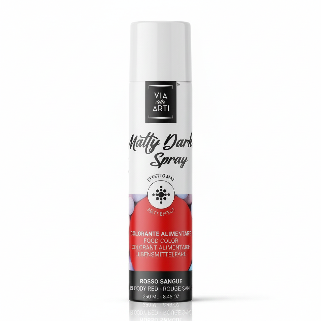 Colorante Alimentare Spray effetto opaco 250 ml| VIA DELLE ARTI Via delle Arti