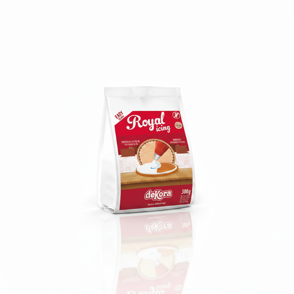 Glassa in polvere Vaniglia 300g x 4 pz | DEKORA Dekora