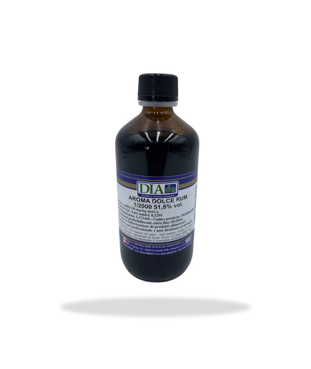 Aroma Rum dolce 51,8 % 250 ml| D.I.A D.I.A
