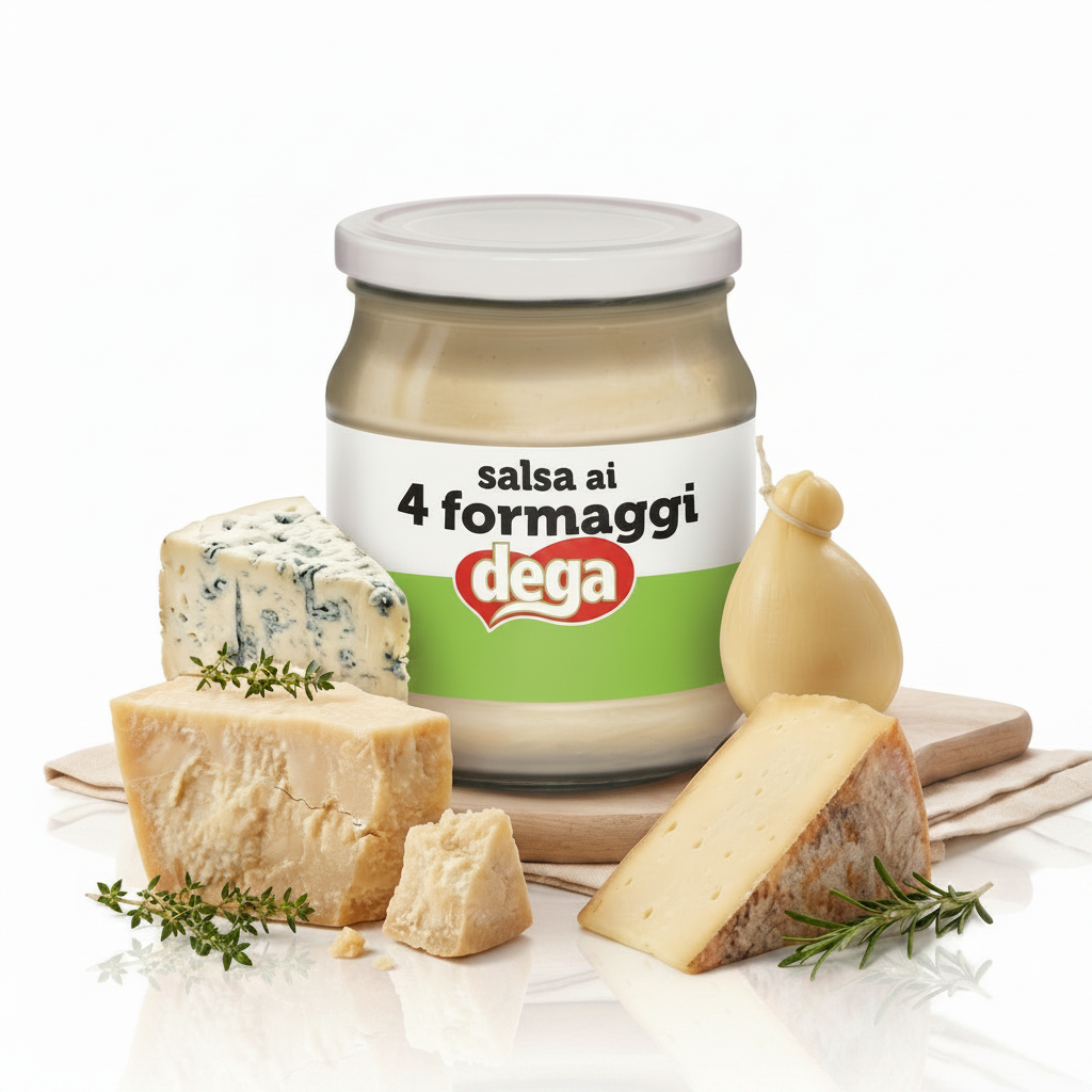 Salsa ai 4 formaggi 540gr|DEGA Dega