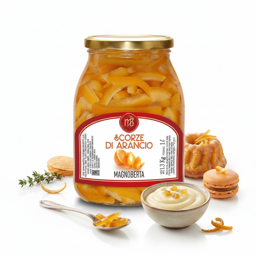 Arancio scorze/filetti al naturale 1,3kg| MAGNOBERTA Magnoberta