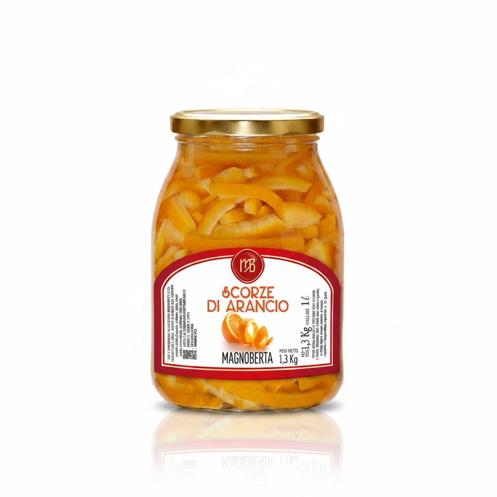 Arancio scorze/filetti al naturale 1,3kg| MAGNOBERTA Magnoberta