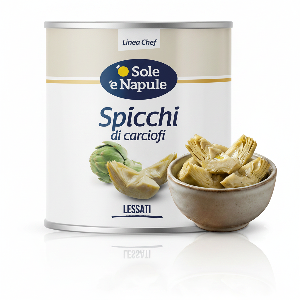 Carciofi a spicchi Linea Chef 2.6Kg |'O SOLE 'E NAPULE 'O Sole 'e Napule
