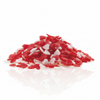 Sprinkle mix cuori rossi e bianchi 100gr | DEKORA Dekora