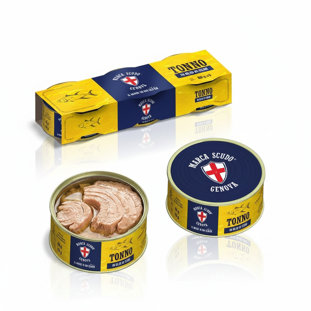 Tris scatolette di Tonno 80grx3| SCUDO Scudo