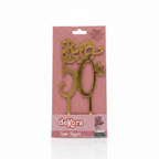 Cake topper 50th anniversario 6pz |DEKORA Dekora