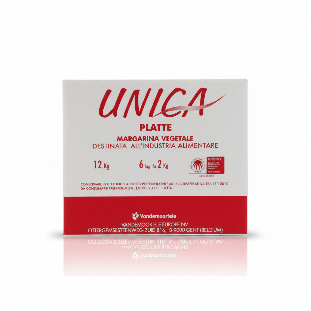 Margarina vegetale Unica platte crs/sf 2kg | VANDEMOORTELE Vandemoortele