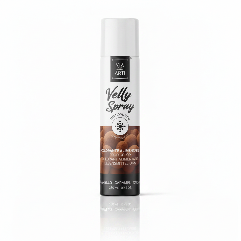 Colorante Alimentare Spray effetto velluto 250ml | VIA DELLE ARTI Via delle Arti