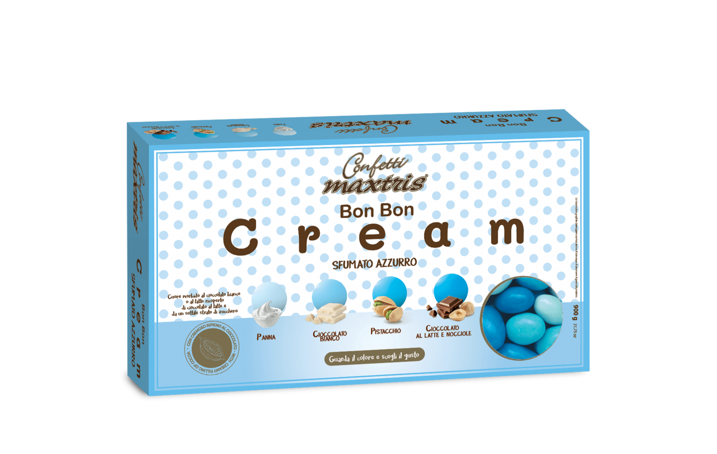 Confetti Maxtris Bon bon cream sfumati azzurri 900 gr Maxtris